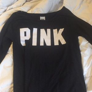 PINK VS Black Long Sleeve T-Shirt